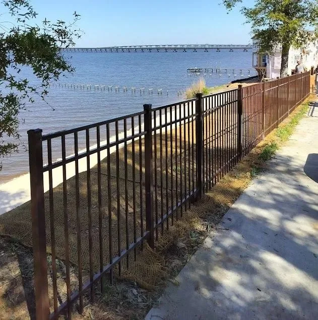 Fence installed by Meredith Fence Company