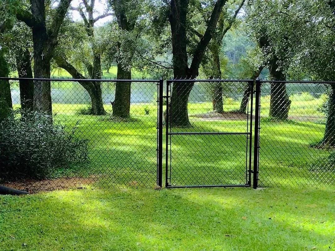 Fence installed by Meredith Fence Company